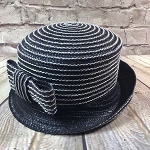 ALTA CLASSE Straw HAT Italy Blue White